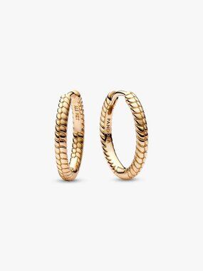 Pandora Moments Small Charm Hoop Earrings